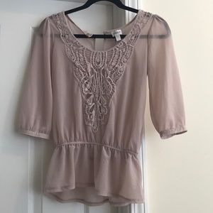 Tan Blouse